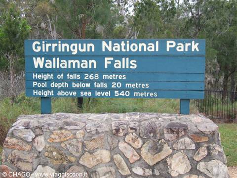 ingresso al Girrigun N.P.