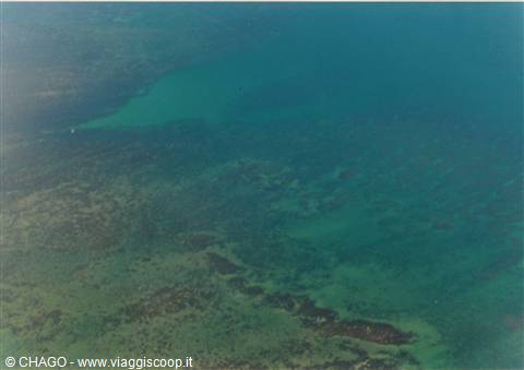 la Grande Barriera corallina dall' alto
