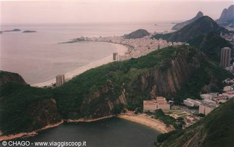 panorama dal Pao de açucar