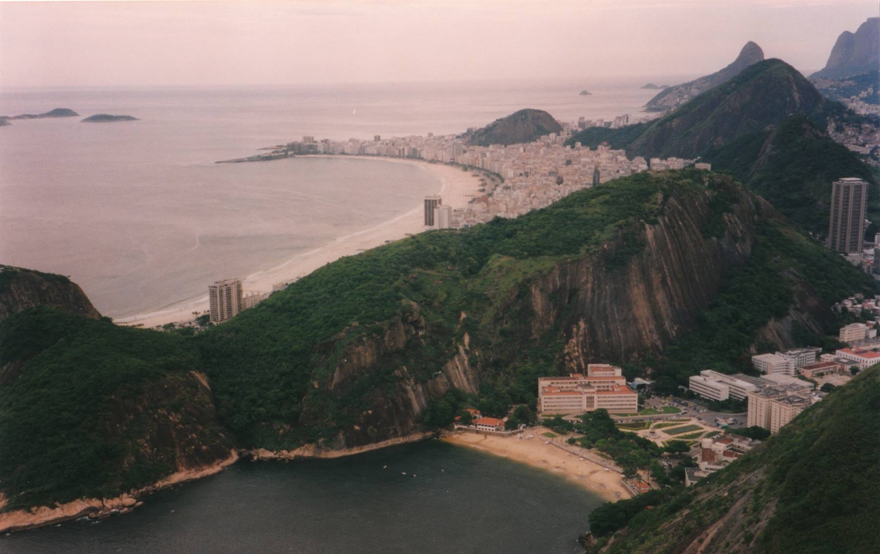 panorama dal Pao de açucar