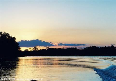 tamonto sul Pantanal