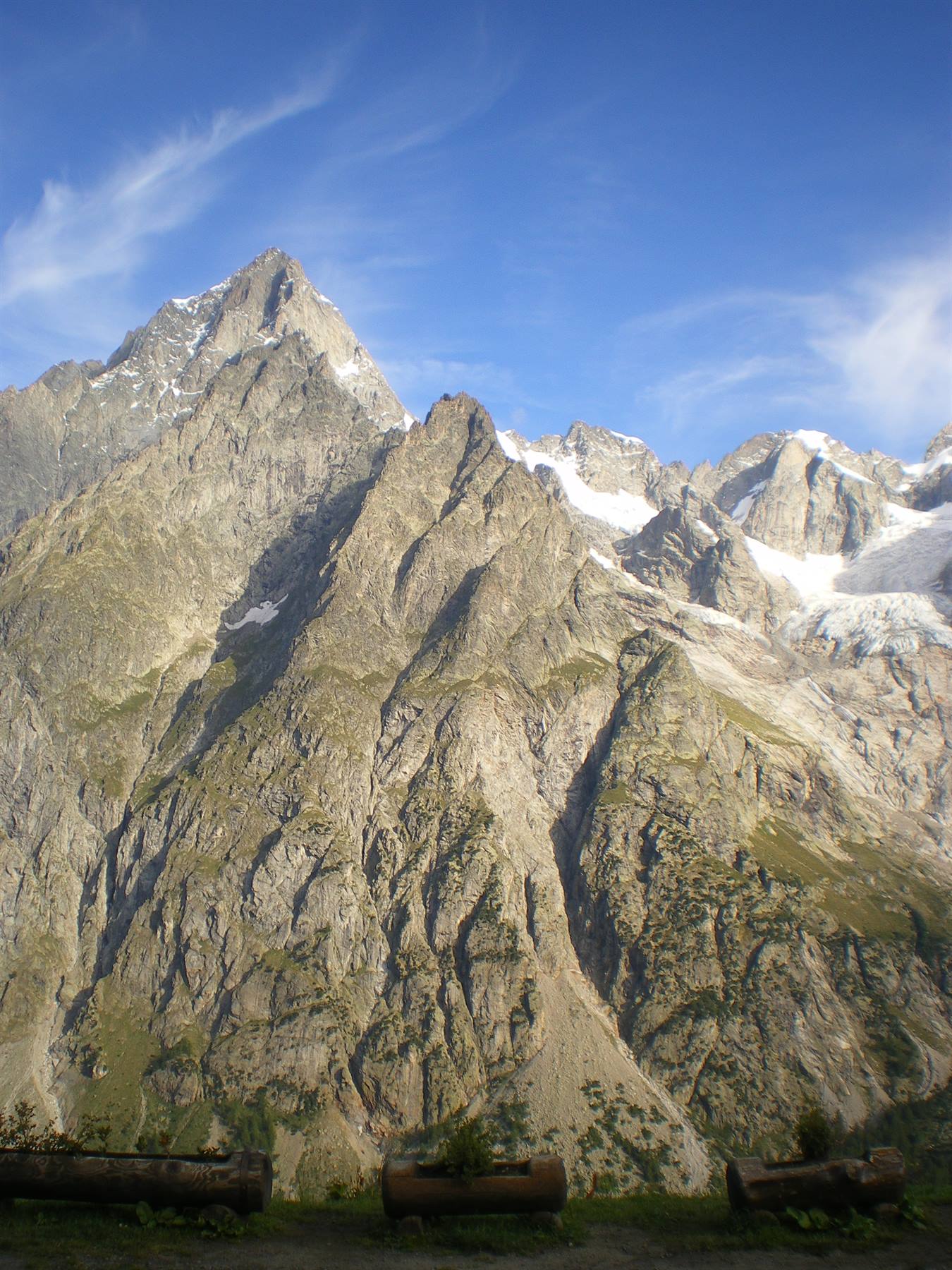 Panorama dal Rifugio Bonatti