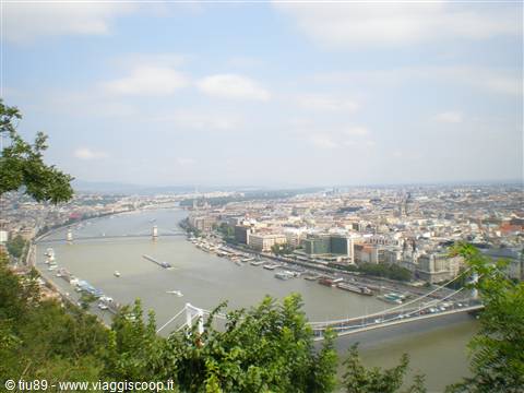 panorama dal colle Gellert
