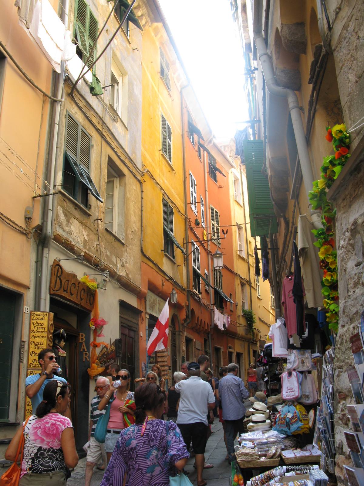 via principale piena di negozi