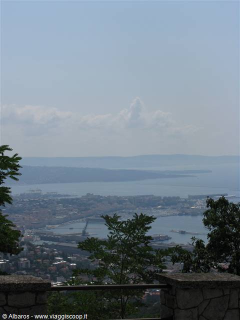 panorama su Trieste daVilla Opicina