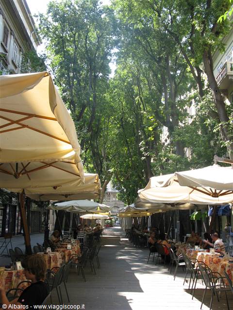 la via pedonale XX Settembre