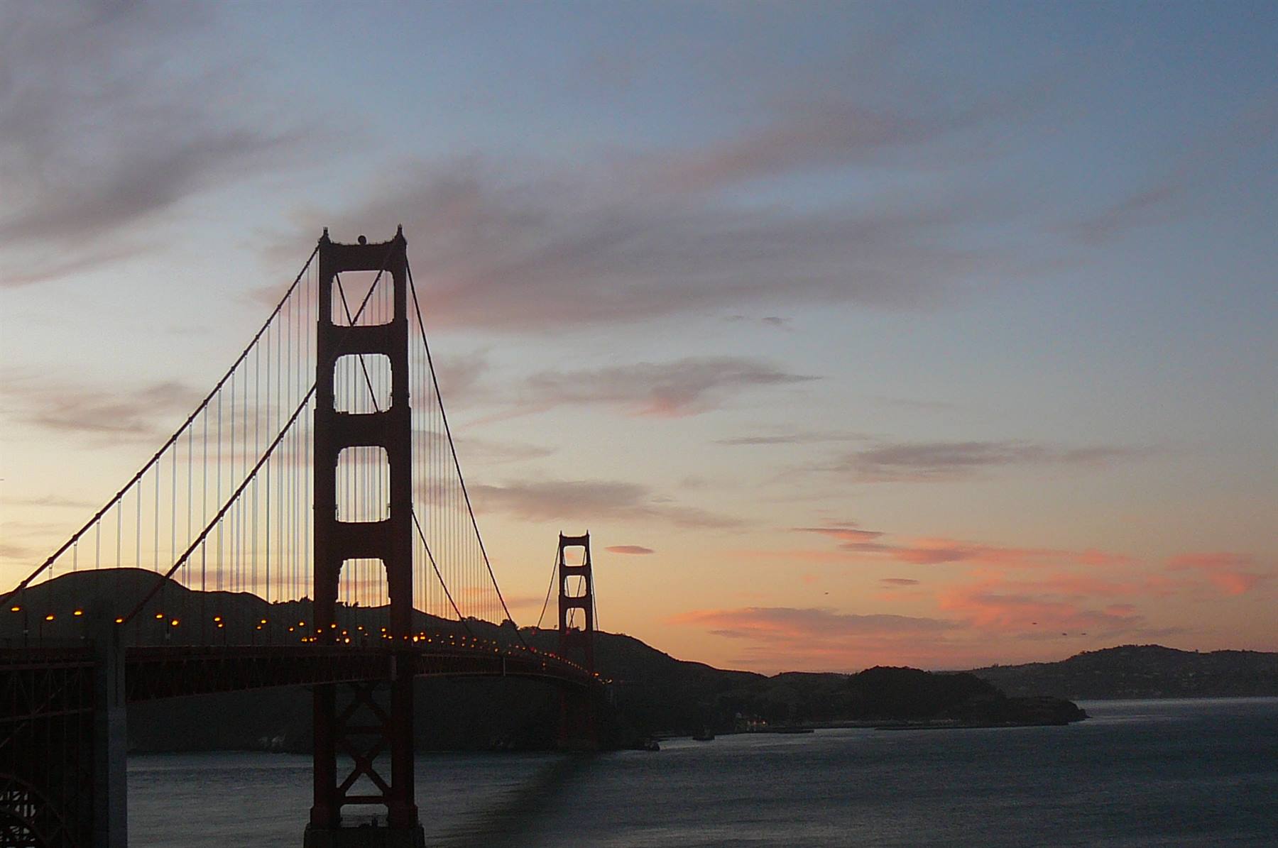 Tramonto al  Golden Gate Bridge 