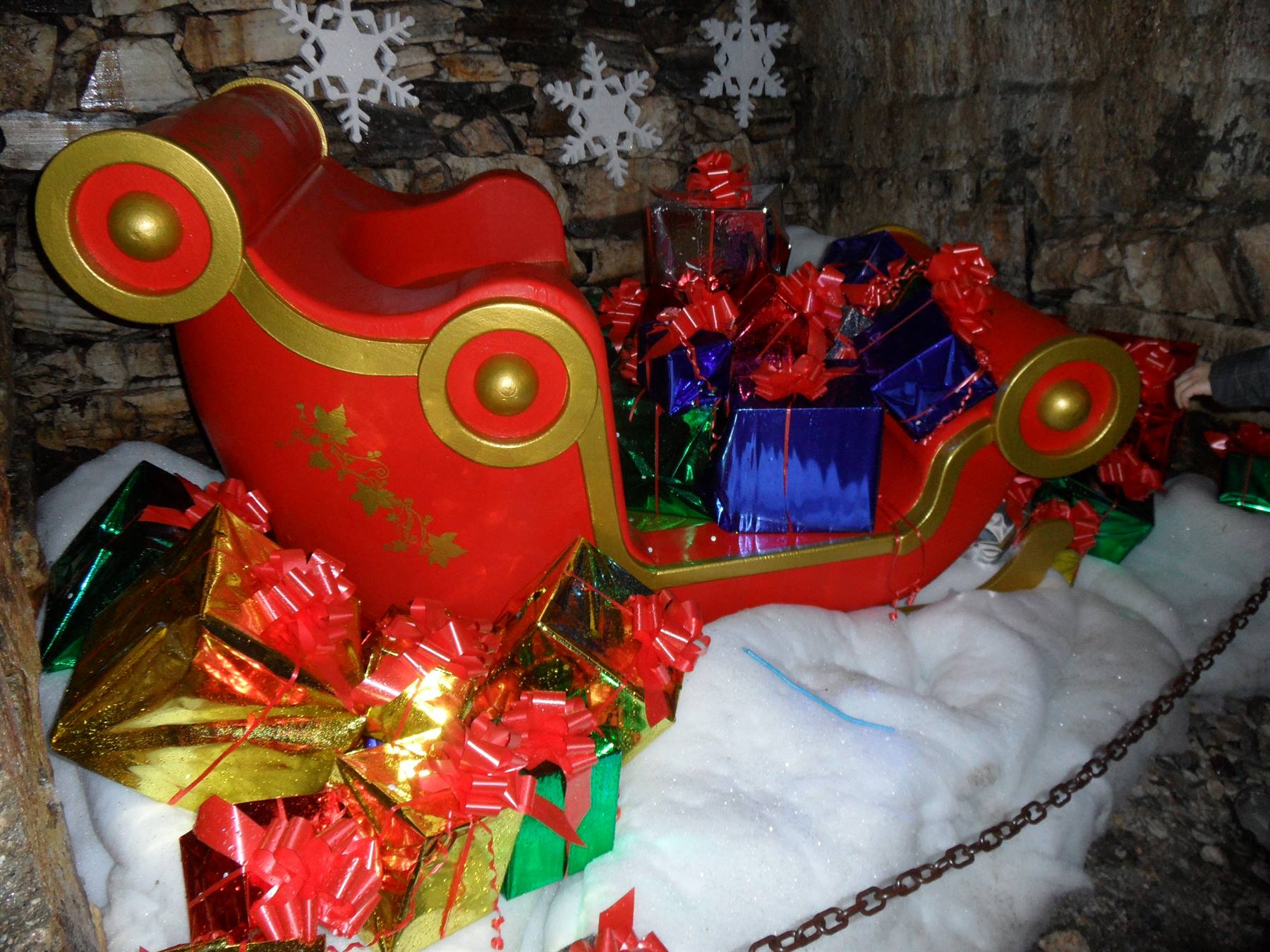 Grotta di Babbo Natale - Slitta