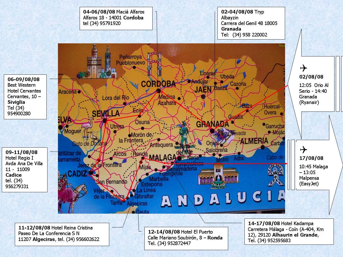 Il nostro itinerario