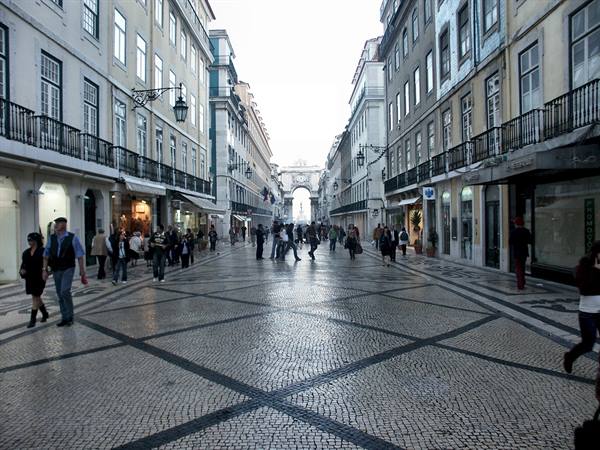 01 Lisbona - 03.11 Baixa - Rua Augusta