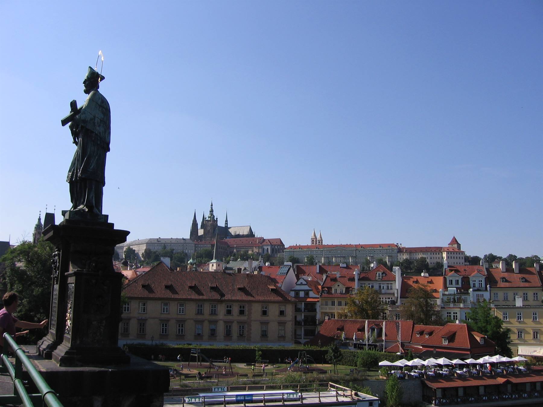 Praga, vista dal Ponte Carlo