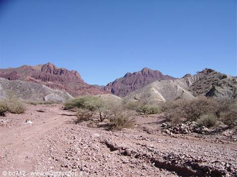 cavalcando verso il canyon del Duende