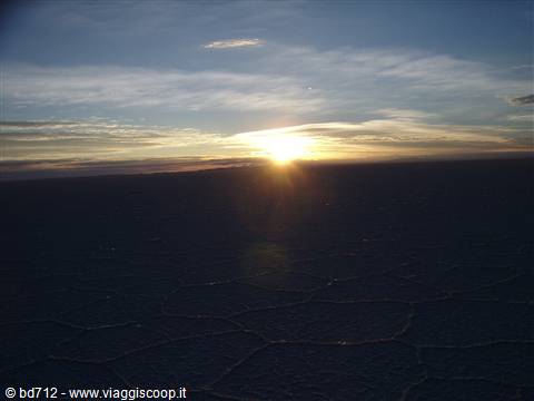 Alba al Salar de Uyuni
