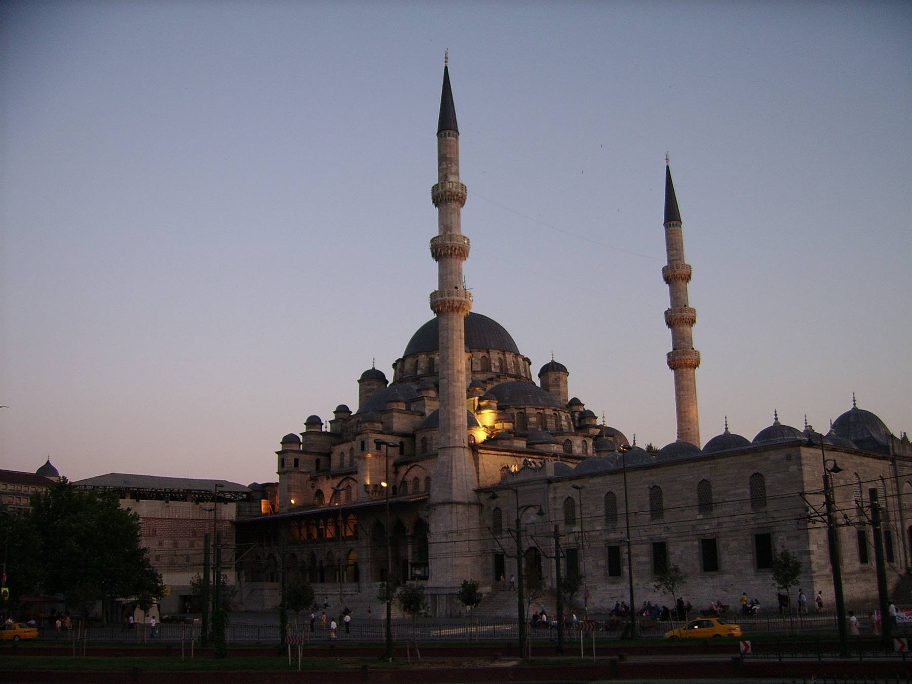 Moschea al tramonto