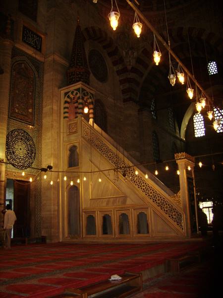 Interno Moschea di Solimano