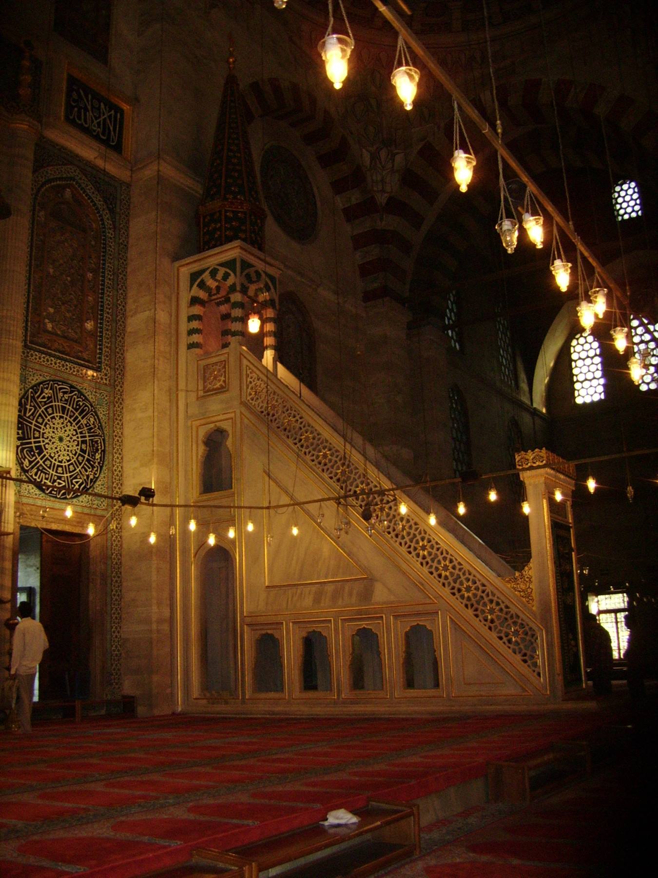 Interno Moschea di Solimano