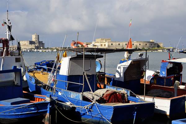 Porto dei pescatori a Trapani