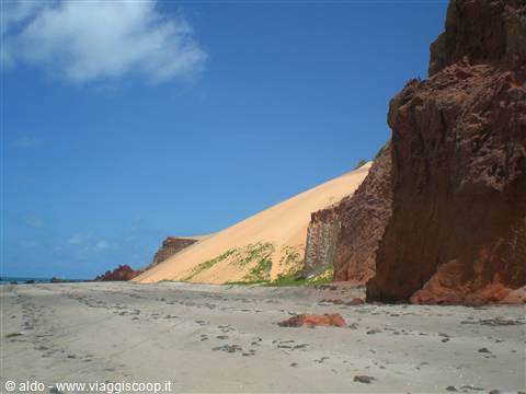 Dune di sabbia arancione
