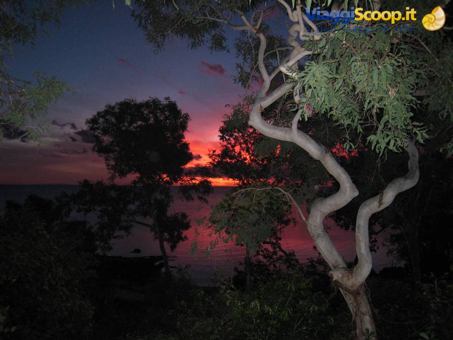 Il tramonto dalla nostra veranda a Lizard Island