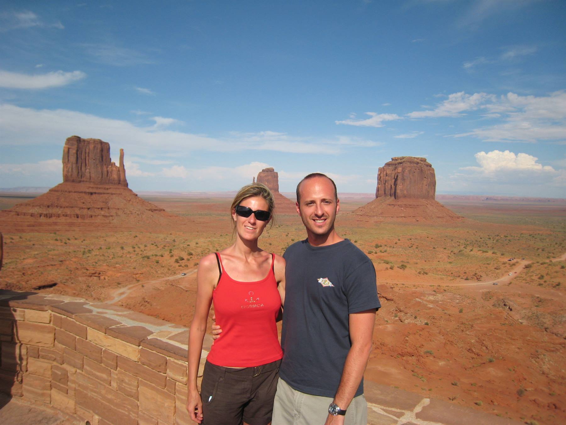 Noi due alla Monument Valley
