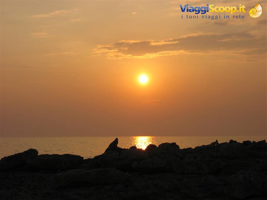 Un tramonto alla Marina di Alliste