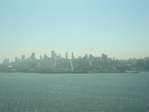 San Francisco - Vista della città da Alcatraz