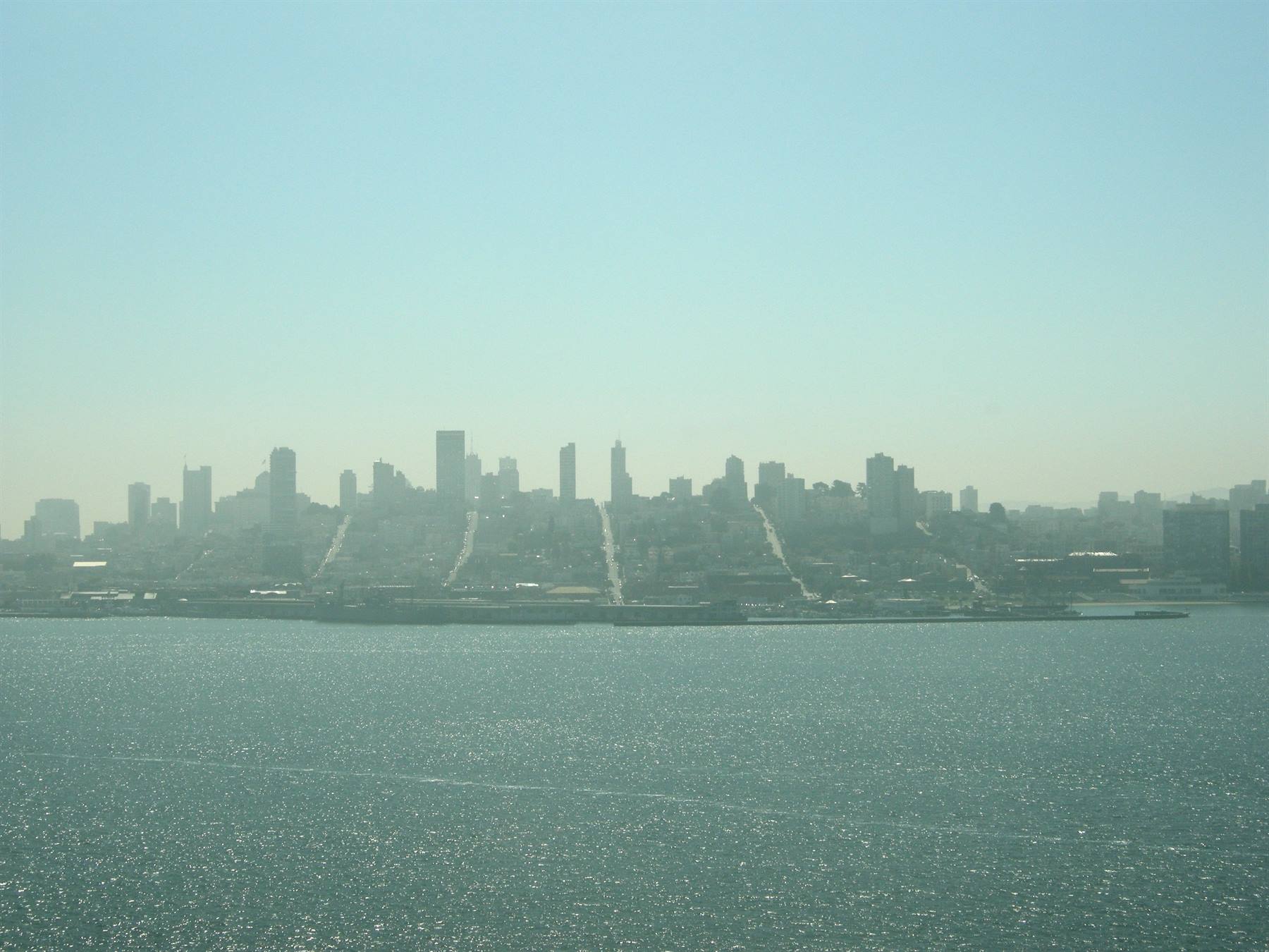 San Francisco - Vista della città da Alcatraz