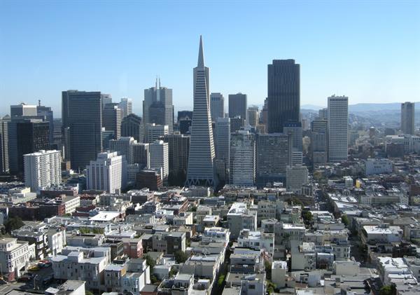 San Francisco - Vista della città dalla Coit Tower