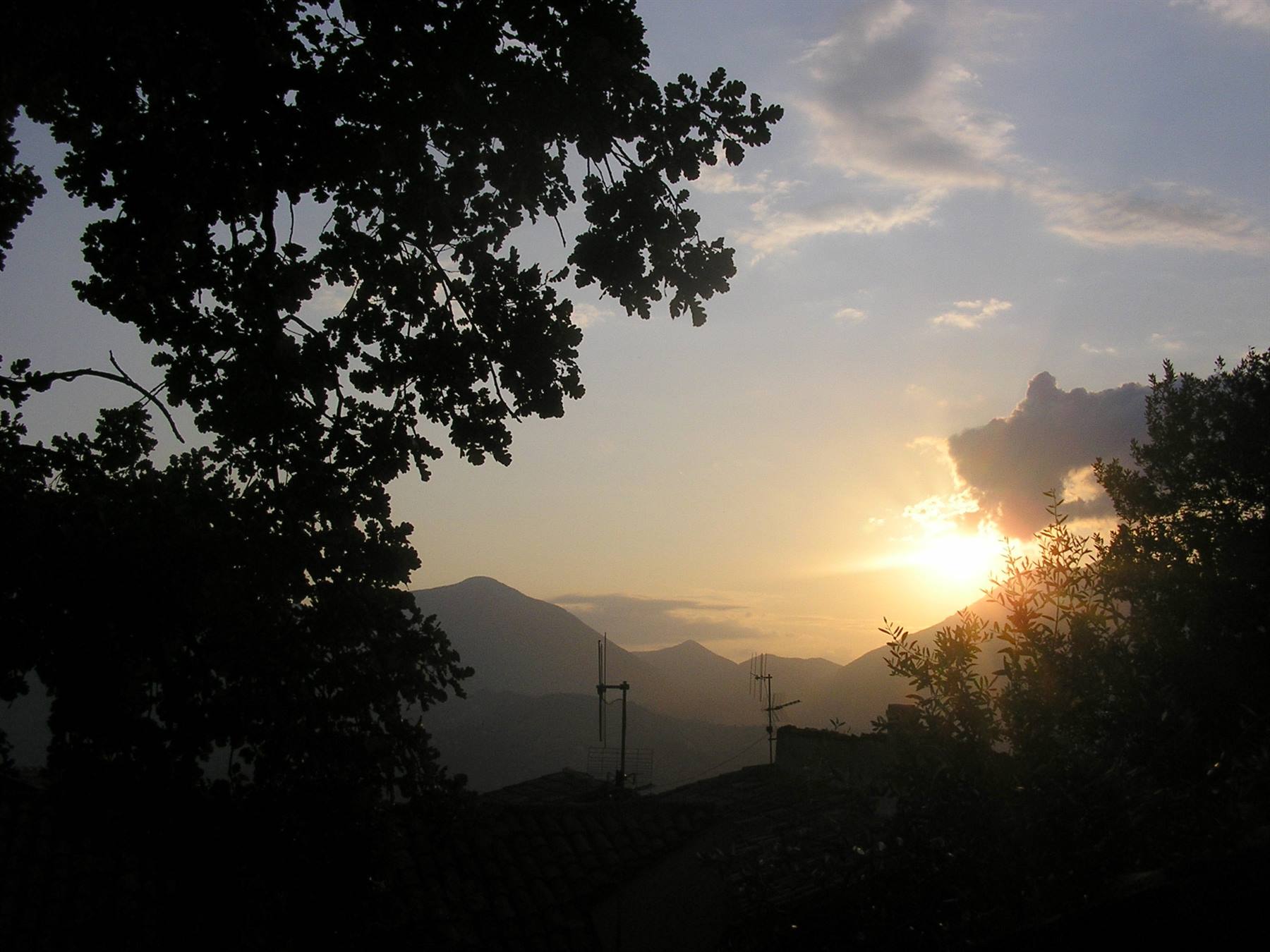 tramonto visto da Lauria
