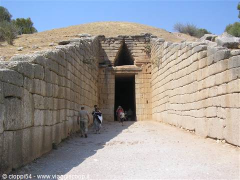 tomba di agamennone a micene
