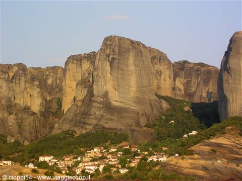 meteore viste da Kalambaka