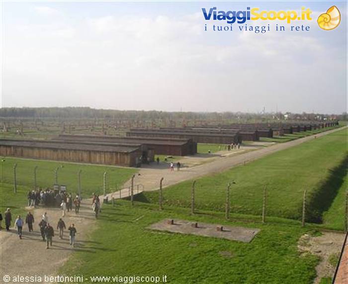 Vista sul campo di Birkenau