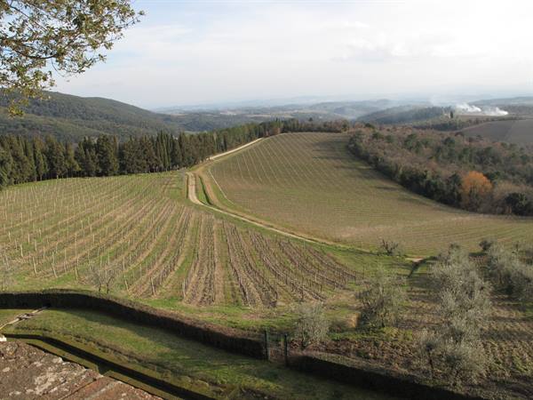 panorama dal castello di Brolio