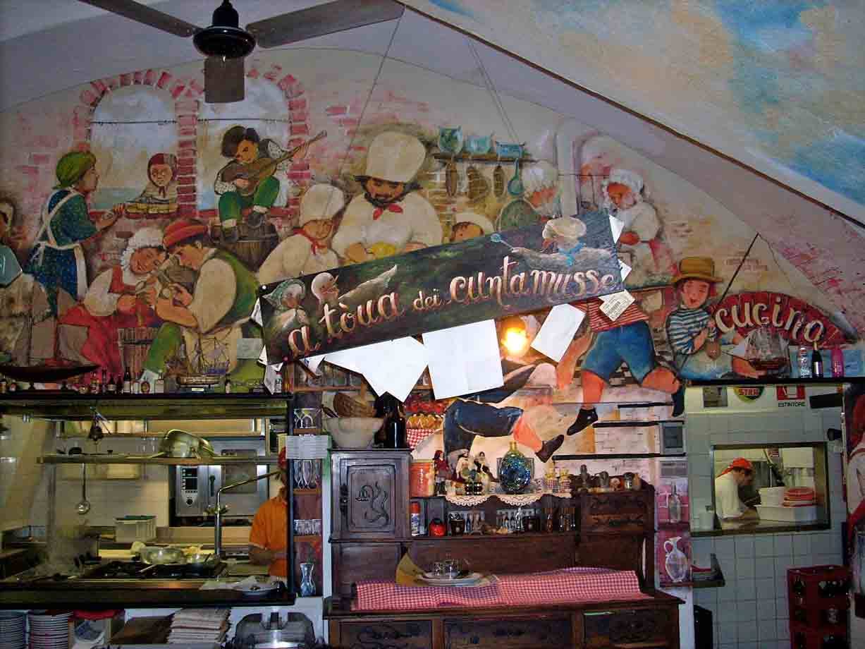 Presso l'Osteria Bacco di Savona