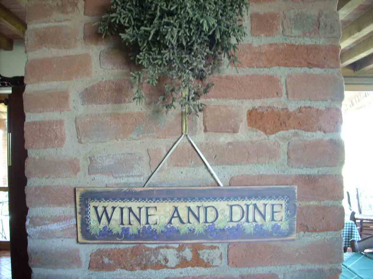 Presso il Ristorante Vino e Cucina di Castel San Giovanni
