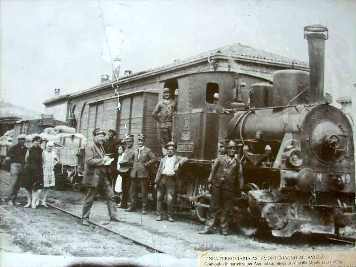 Quando il tram passava da Altavilla Monferrato...