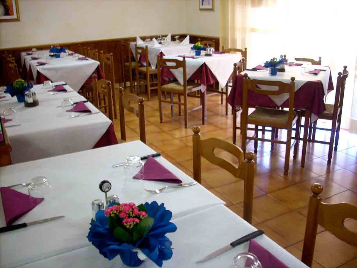 Nelle sale del Ristorante San Pietro