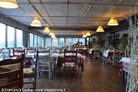 La sala del Ristorante La Vigna