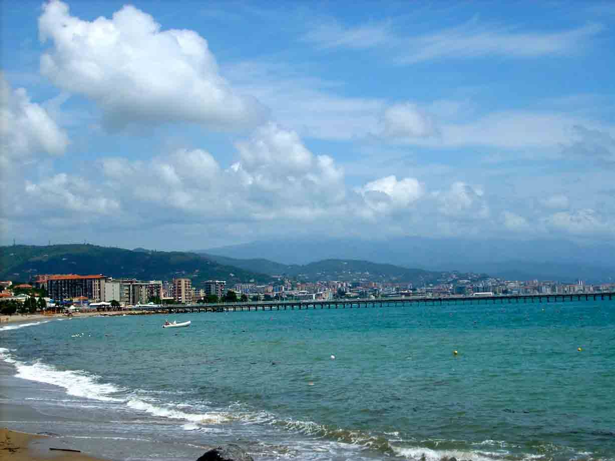 Veduta del mare da Vado
