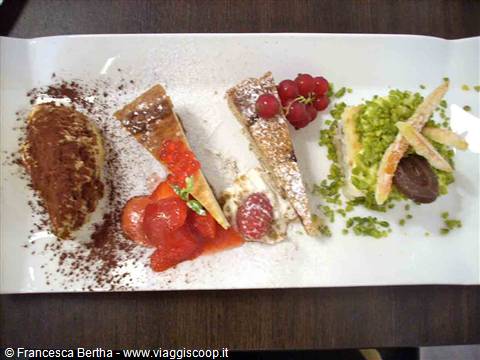 I fantastici dolci del Ristorante Zu a Ma di Spotorno