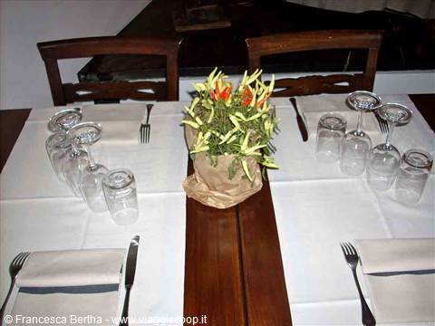 Ai tavoli del Ristorante Matama'