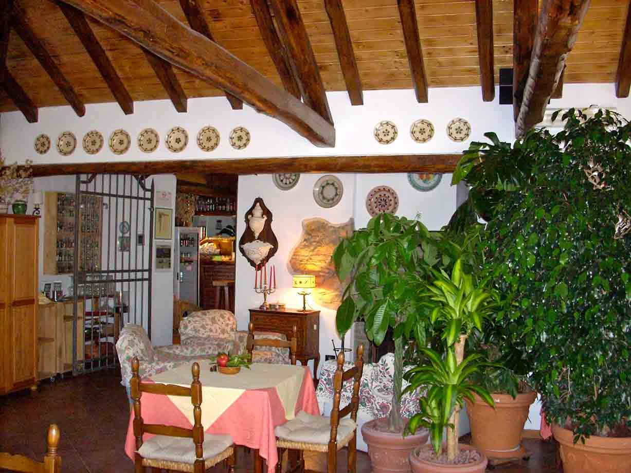 Nella caratteristica sala della Cà do Mei