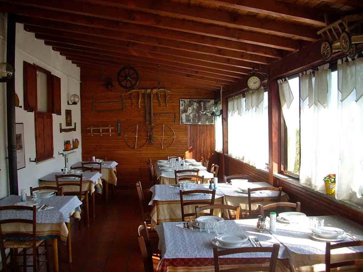 La sala del Ristorante U Baccan