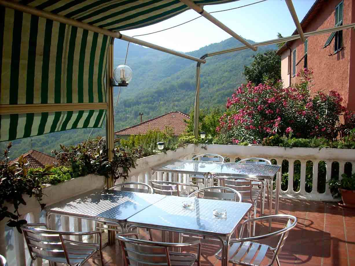 Nel dehor del Ristorante U Baccan