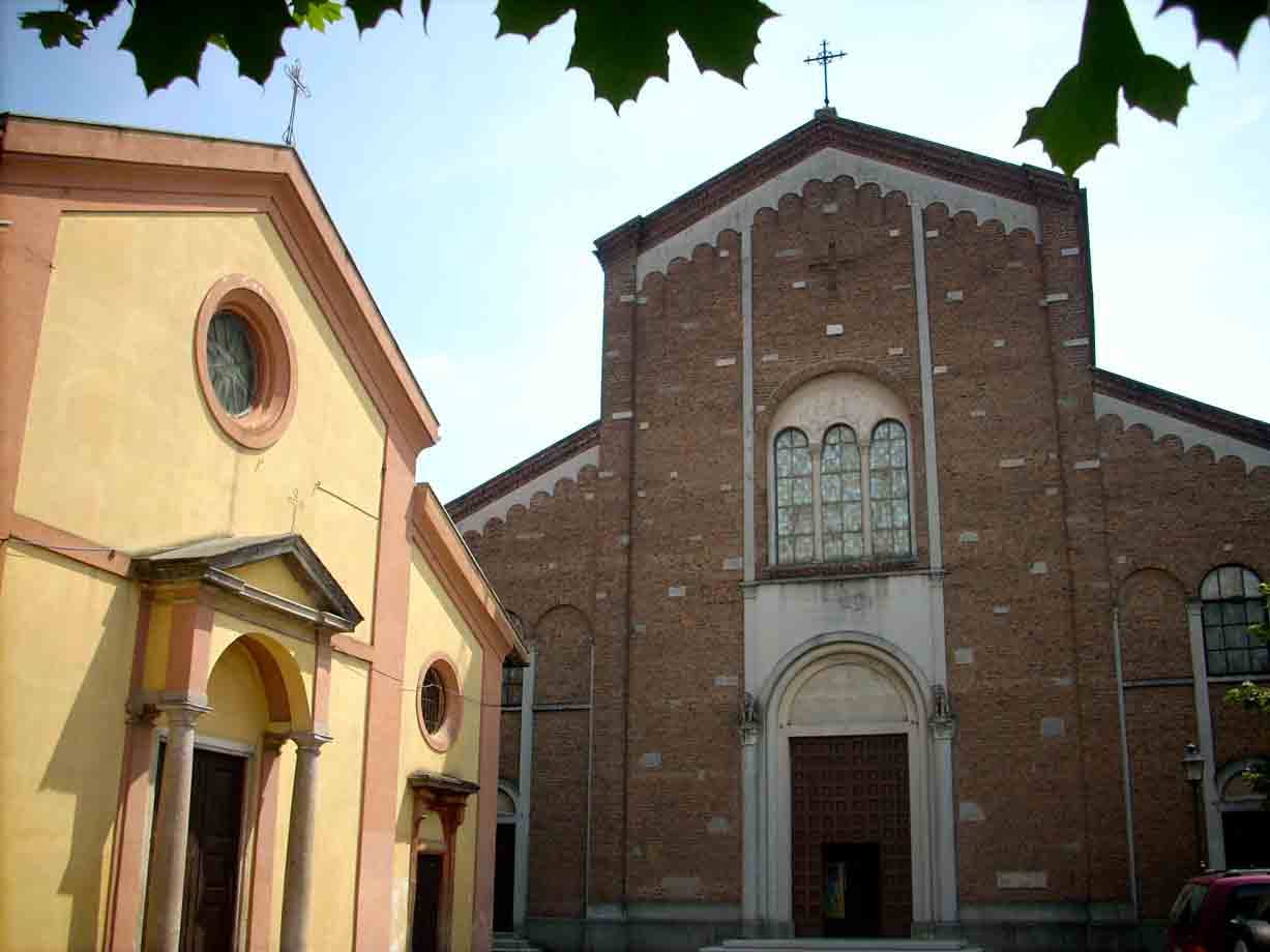 Le chiese nel centro storico di Cassano d'Adda
