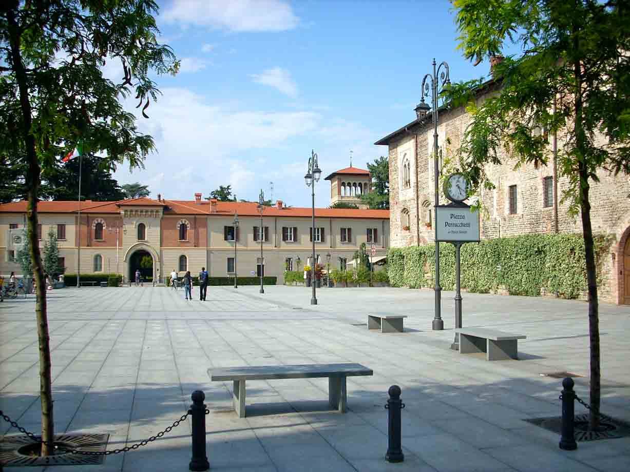 Nel centro storico di Cassano d'Adda