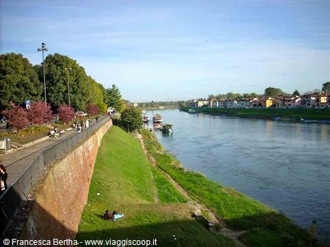 Veduta del Ticino a Pavia