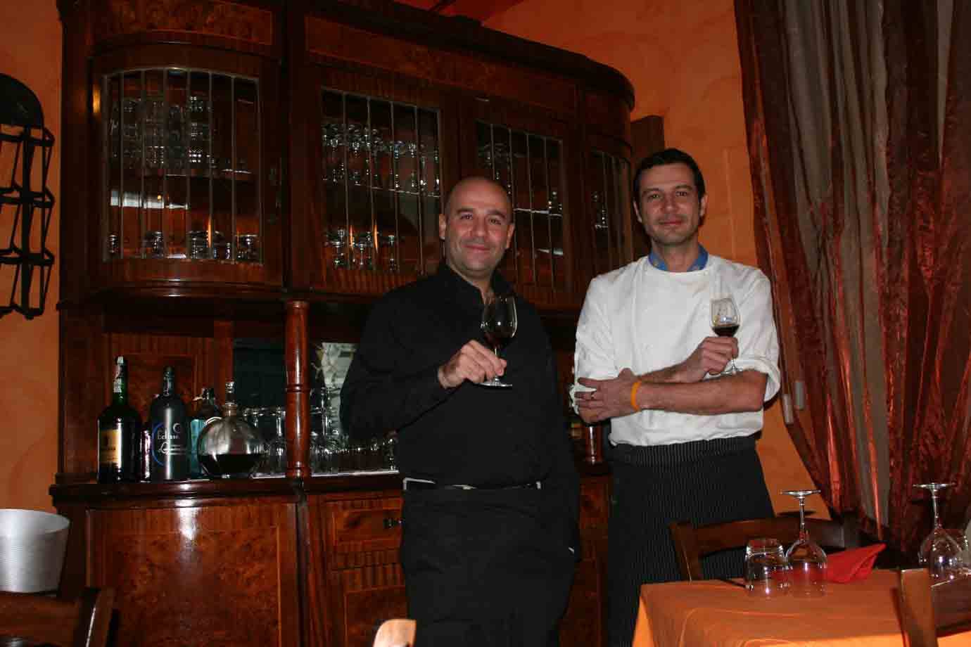 I titolari del Ristorante Il Maragàsc