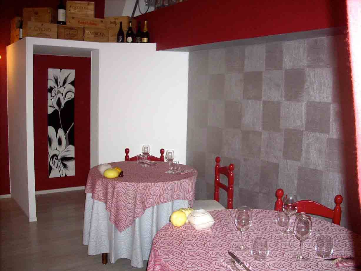 Nelle sale del Ristorante Rosso di Sera di Busto Arsizio
