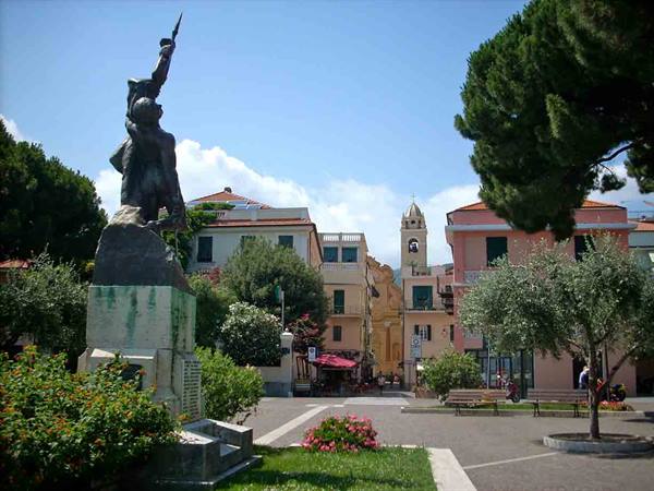 Nel centro di Spotorno